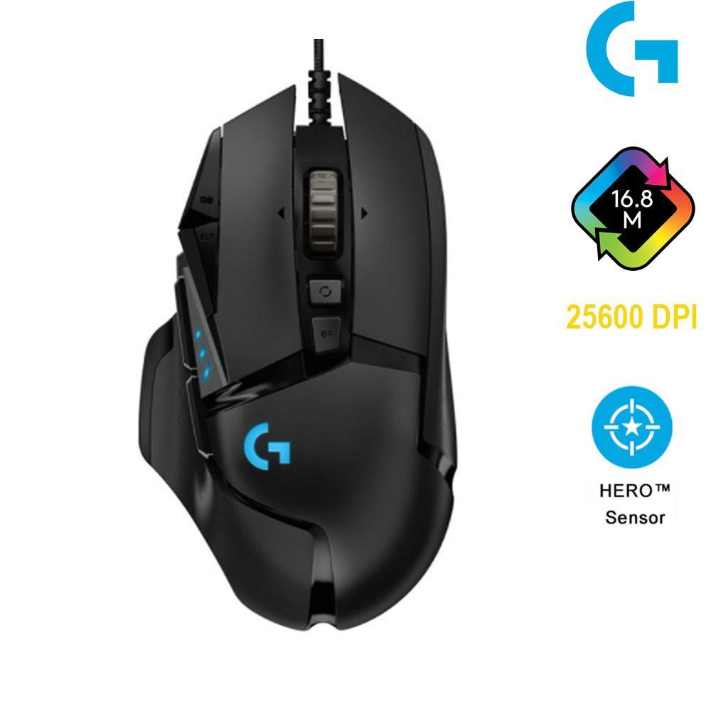 Chuột Logitech G502 HERO có dây Hàng chính hãng