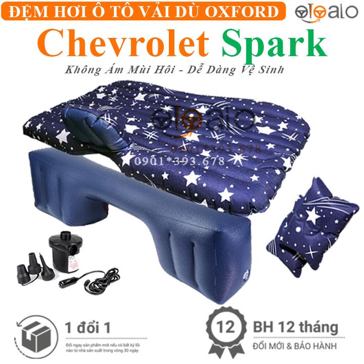 Đệm hơi ô tô Chevrolet Spark vải dù Oxford CAO CẤP họa tiết ngôi sao
