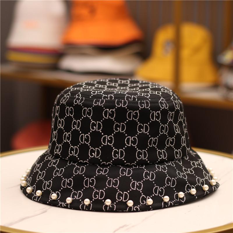 Thời Trang Nữ Mũ Mùa Xuân Và Mùa Hè GD Thư Người Cá Nắp Hương Nhỏ Gió Lưu Vực Nón Hàn Quốc Ngọc Trai Che Nắng Du Lịch nón