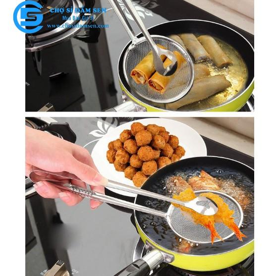 Dụng cụ gắp chiên, kẹp thức ăn đa năng siêu tiện lợi
