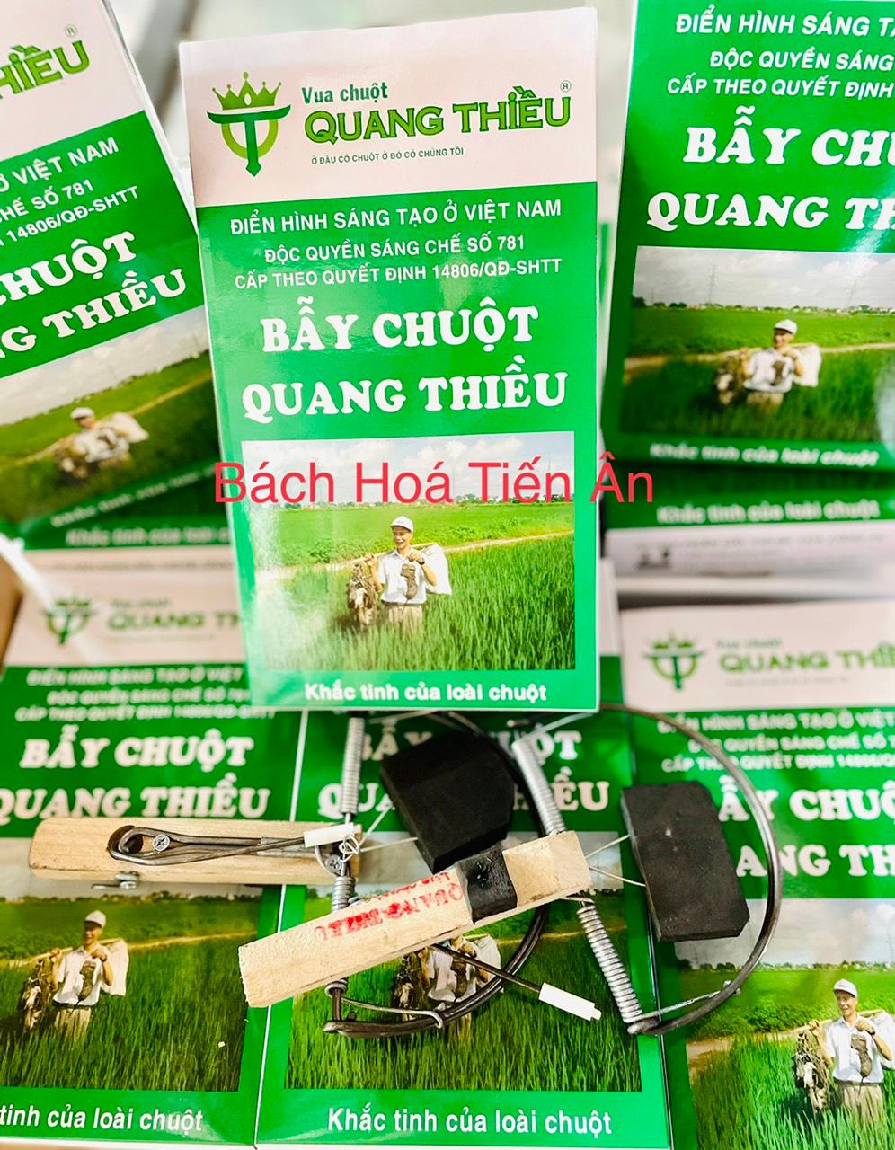 Hộp 2 cái Bẫy Chuột Quang Thiều - Khắc Tinh Của Loài Chuột- không cần mồi- Diệt chuột trên mọi địa hình.