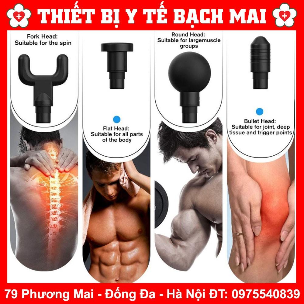 Máy Massage Cầm Tay Đánh Tan Mỡ Bụng Toàn Thân Massage Chân Cổ Mát Xa 6 Chế Độ Săn Chắc Cơ Fascia Gun