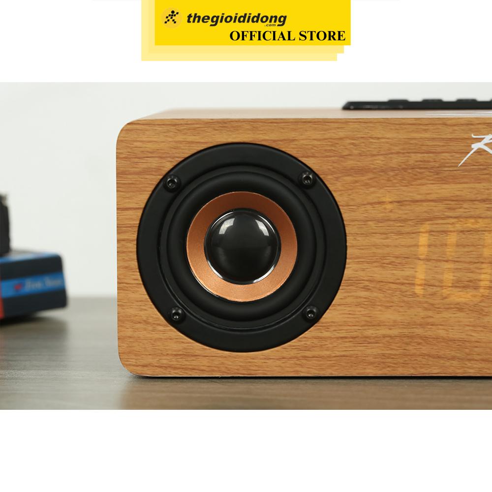 Loa Bluetooth Rezo Wooden Box - Hàng Chính Hãng