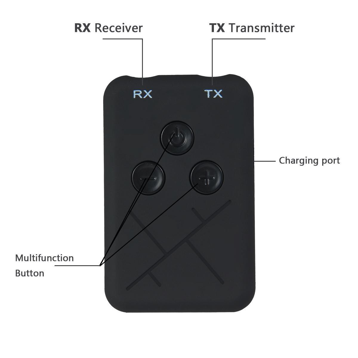 Bộ Thu Phát Âm Thanh Bluetooth 4.2 Bluetooth Receiver and Bluetooth Transmiter - Bluetooth TX10 - Hàng Nhập Khẩu