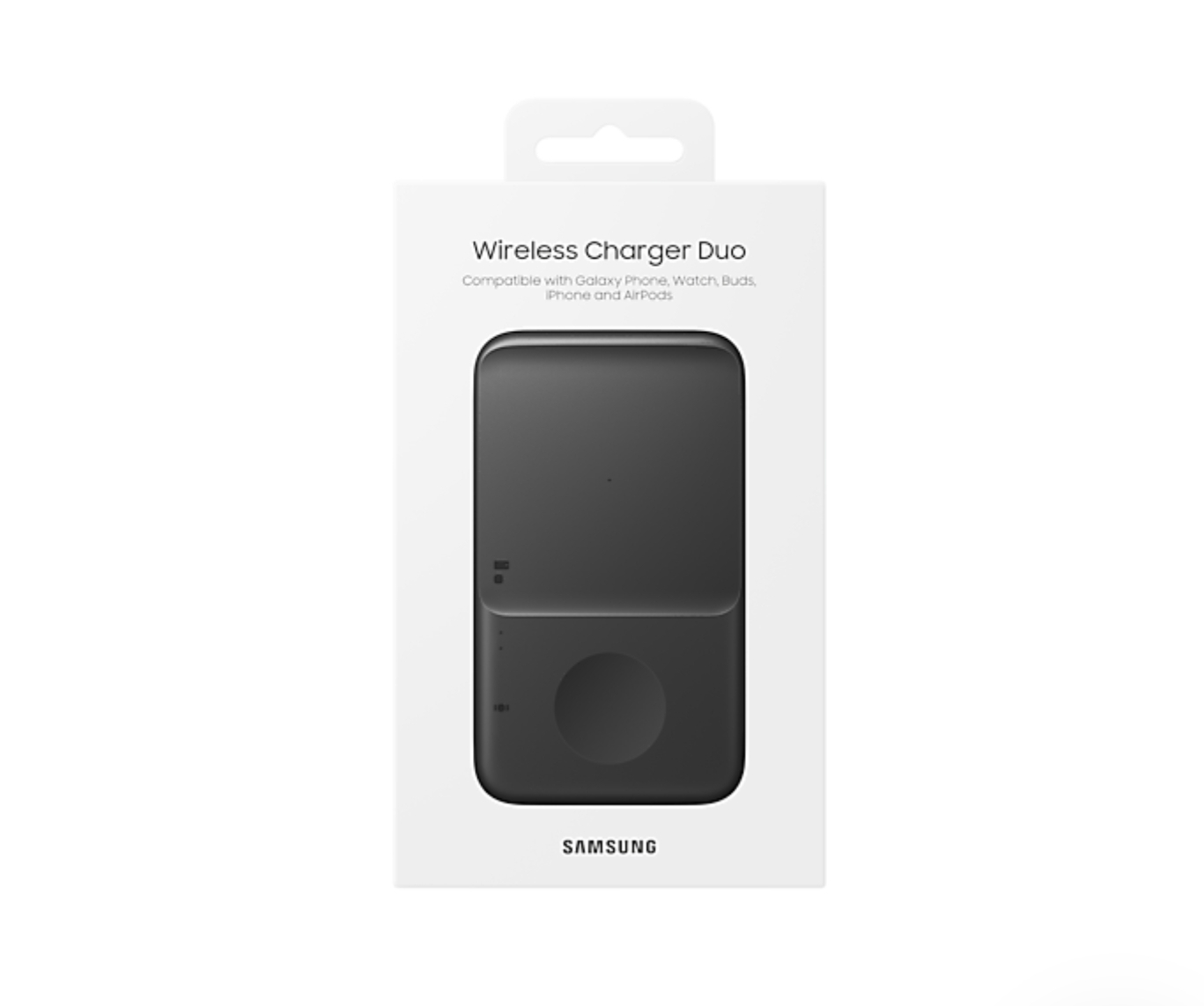 Đế Sạc Không Dây Samsung Duo Wireless Charger P4300 (2021) Sạc Cùng Lúc 2 Sản Phẩm Điện Thoại Và Đồng Hồ Thông Minh - Hàng Chính Hãng Samsung Việt Nam Phân Phối