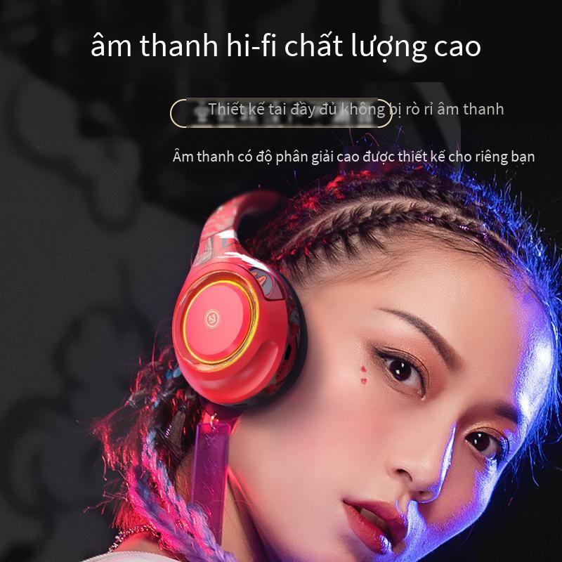 Giao hàng nhanh Hàng mới về A2 Tai nghe chơi game có độ trễ thấp Tai nghe chơi game Bluetooth không dây Tai nghe được chiếu sáng Tai nghe khử tiếng ồn