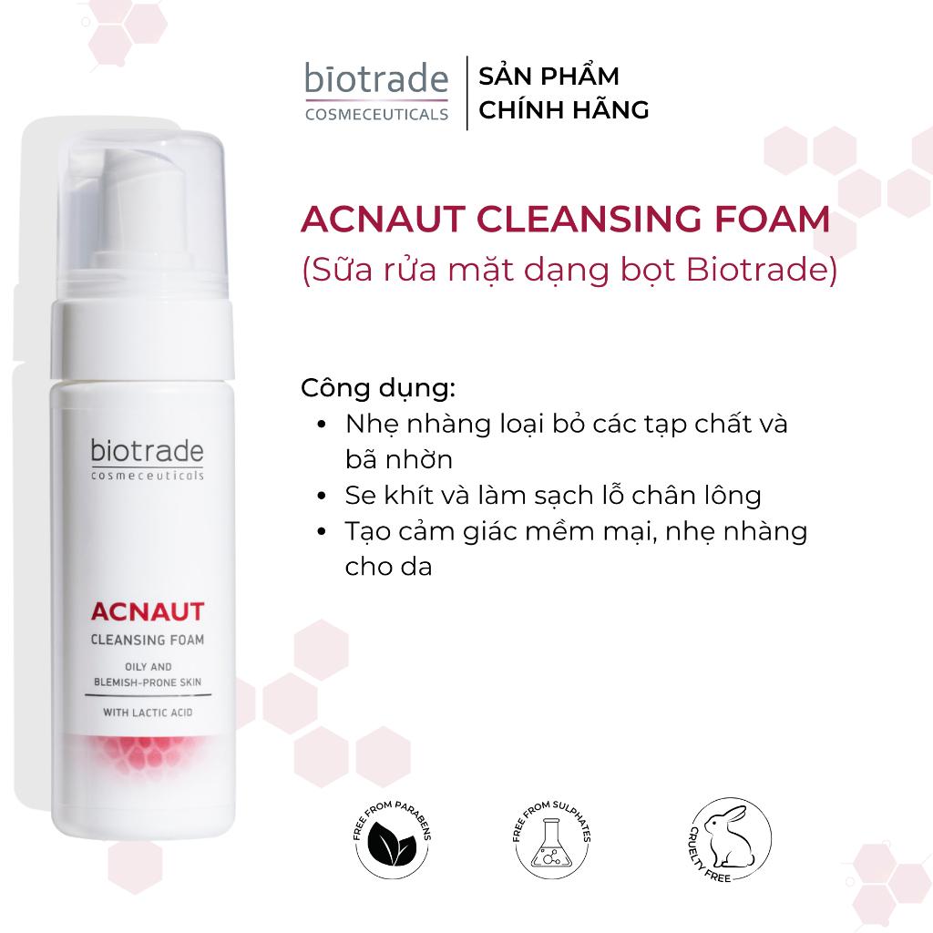 Sữa Rửa Mặt Dạng Bọt Biotrade Acnaut Cleansing Foam 150ml