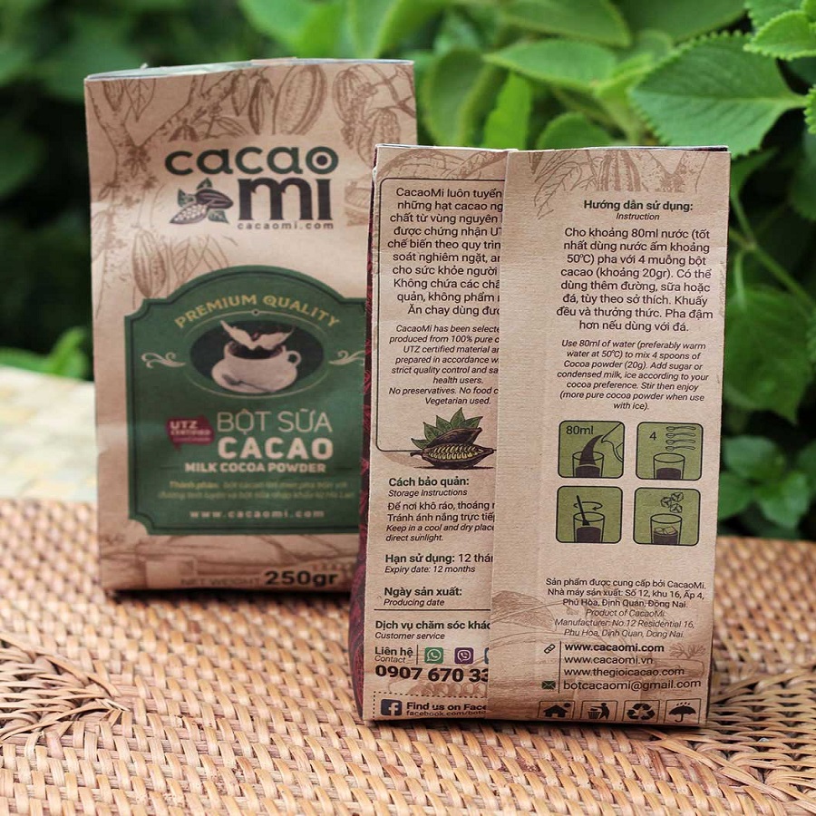 Bột Ca Cao Sữa 3in1 CacaoMi - 250g