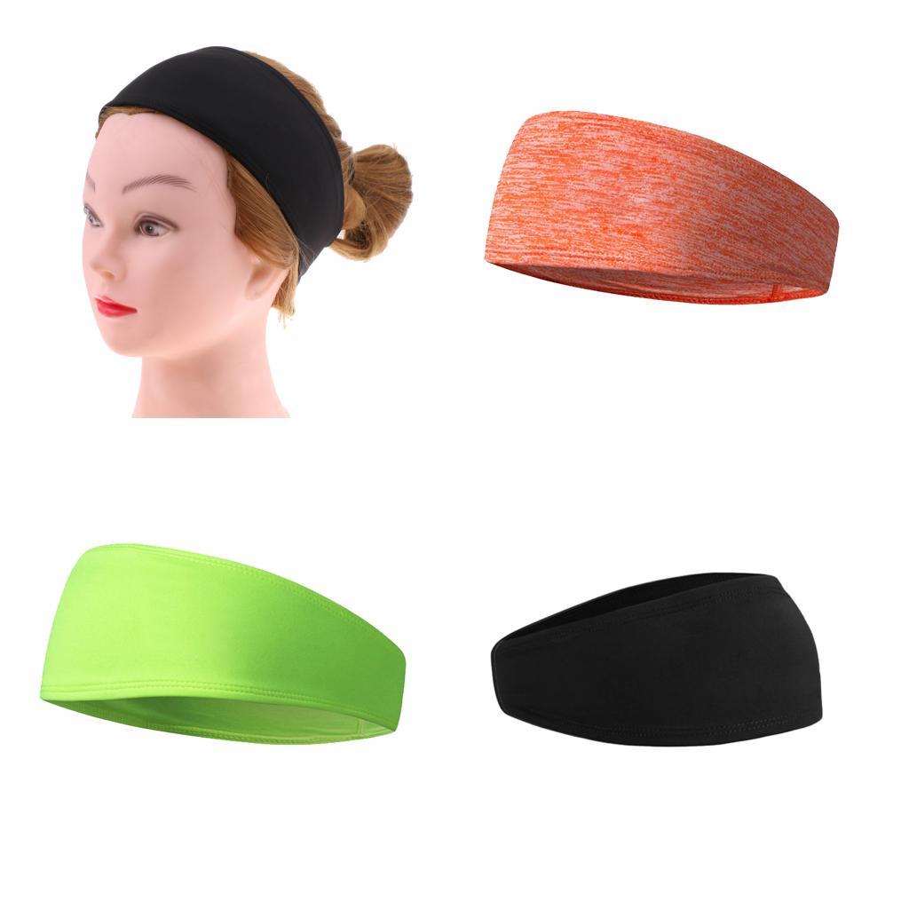 Women Men Sports Sweat Sweatband Headband  Stretch Wrap