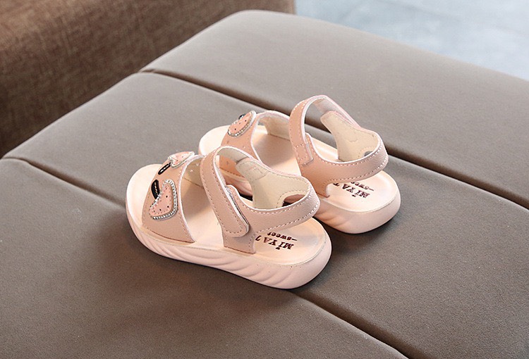 Dép sandal hè cho bé gái 1 - 6 tuổi da mềm xinh xắn phong cách Hàn Quốc SG44