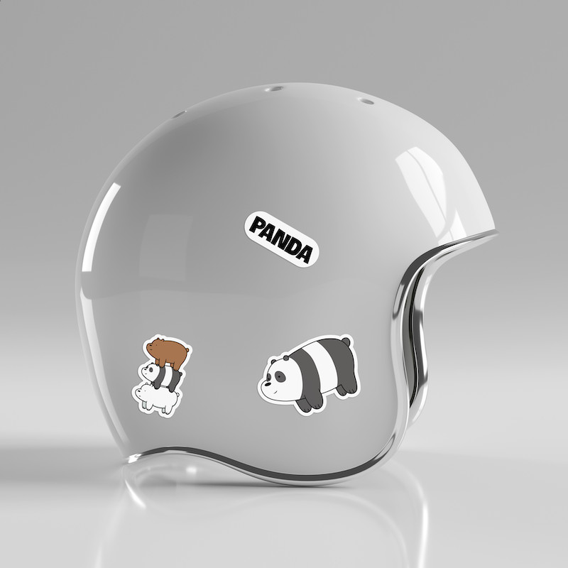 Gấu Trúc Panda - Single Sticker hình dán lẻ We Bare Bears