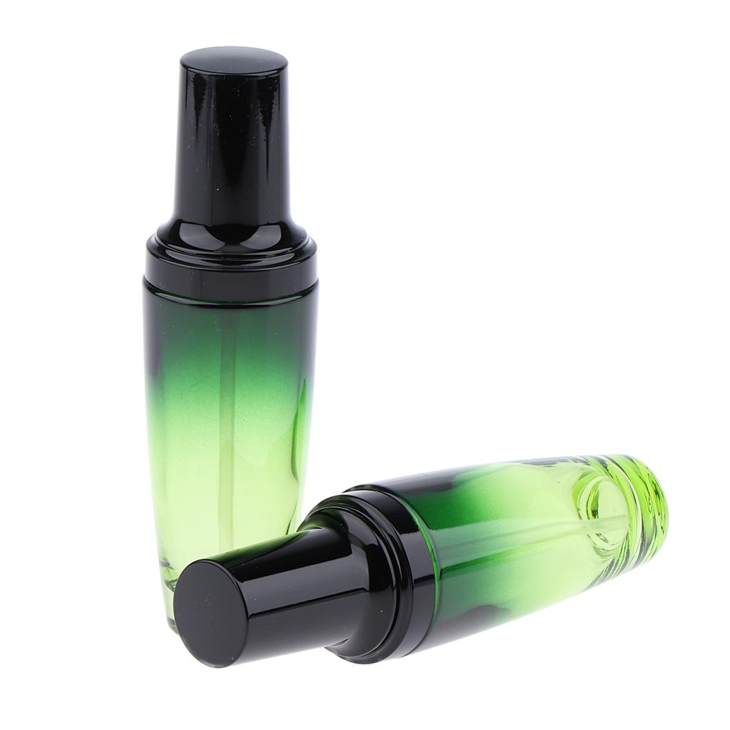 4Pcs 50ML Glass Empty Spray Bottle Travel Shampoo Rose Water Container Pump