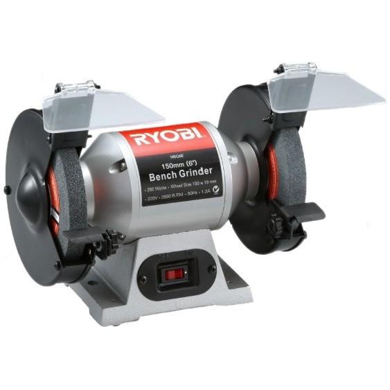 Máy mài 2 đầu đá để bàn điện 250W RYOBI - HBG-6E