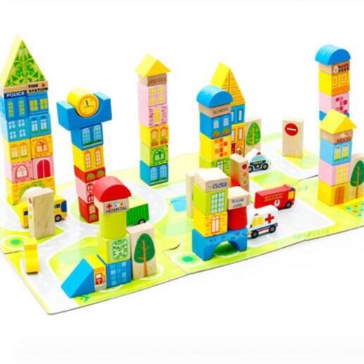 Bộ Lắp Ghép Mô Hình Thành Phố 100 Chi Tiết