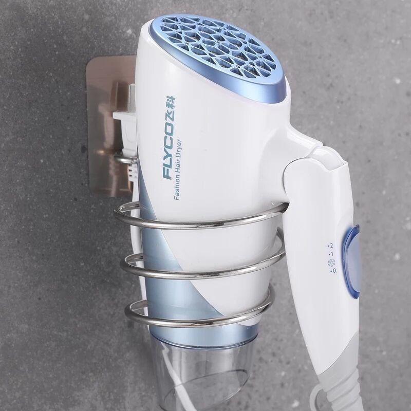 Giá Treo Máy Sấy Tóc Inox 304 , Dụng Cụ Treo Máy Sấy Tóc Lắp Đặt Dán Tường Thông Minh Hàng Loại 1