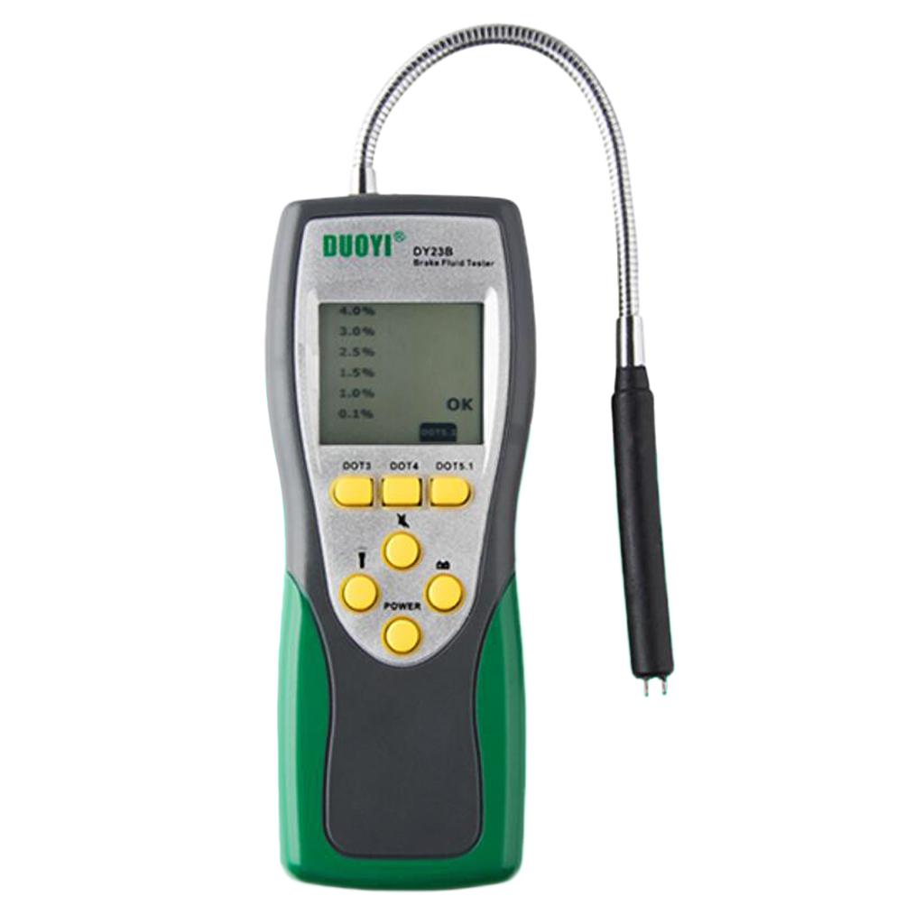 Auto Brake Fluid Tester Oil Moisture Water Detection Testing DOT3 DOT4 DOT5
