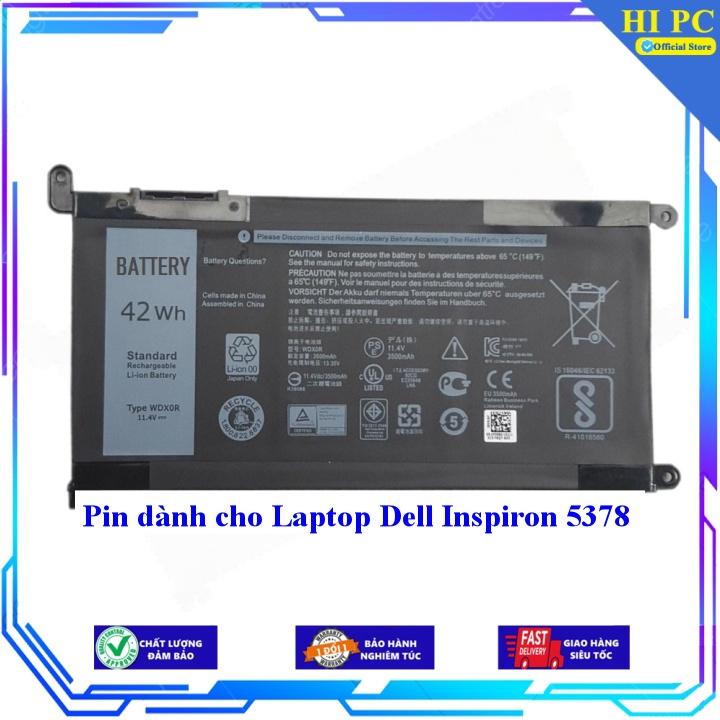 Pin dành cho Laptop Dell Inspiron 5378 - Hàng nhập khẩu