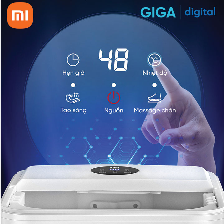 Máy massage chân 3in1 Xiaomi ZMZ-X5 (Bồn ngâm chân thông minh HITH X5) - Hàng Chính Hãng