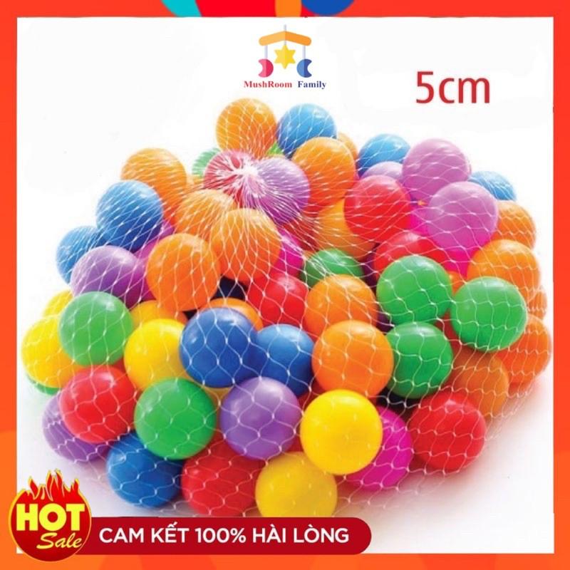 Combo 100 Quả Bóng Nhựa Mini 5cm Cho Bé