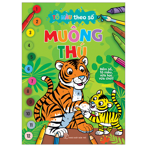Combo 4 Cuốn Tô Màu Theo Số