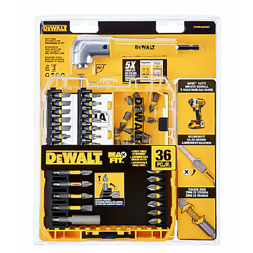 Bộ 32 mũi vít và đầu chuyển góc 90* DeWalt DWAMF36RASET