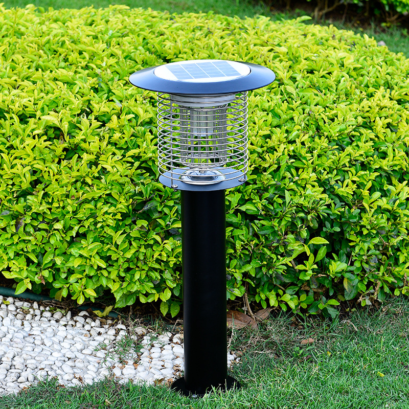 Đèn sân vườn bắt muỗi năng lượng mặt trời SM122