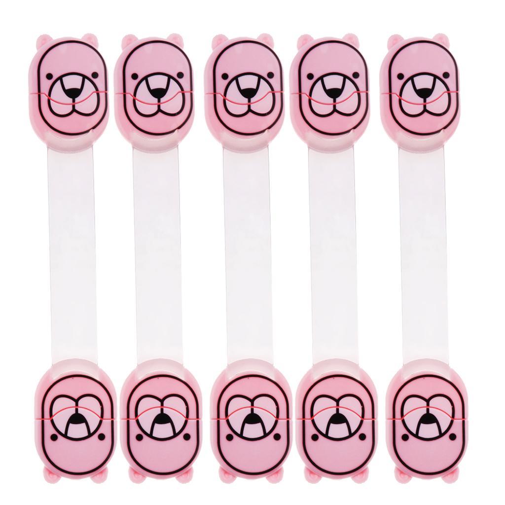 5/10/15 Pcs Child Baby Cupboard Cabinet Safety Locks Proofing Door Drawer Fridge Kids