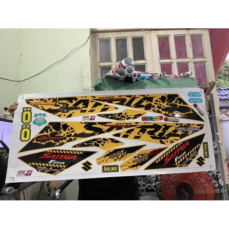 Tem rời dành cho xe satria fi vàng