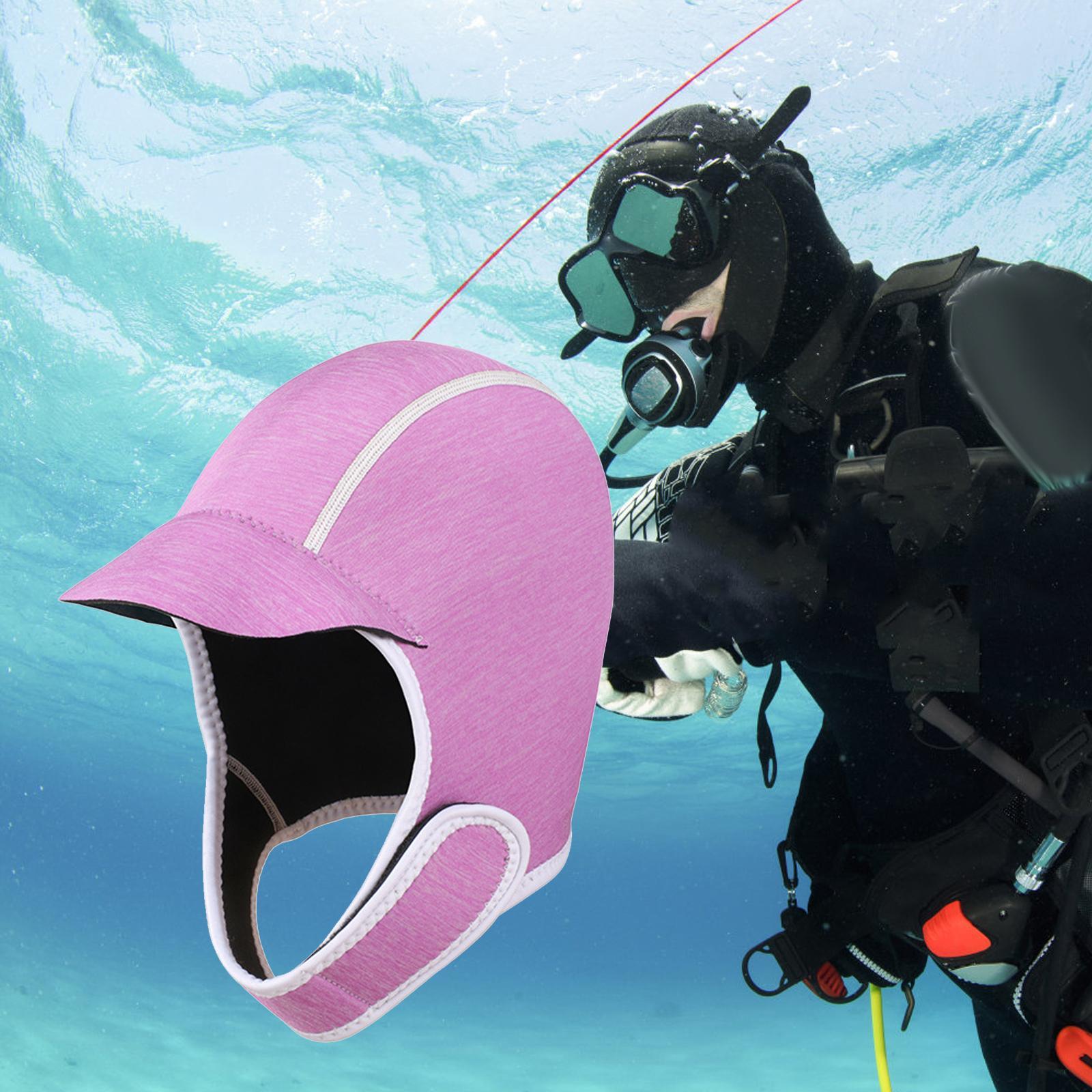 Diving Hood Dive Hood Adjustable Chin Strap 2mm Neoprene Diving Wetsuit Hood