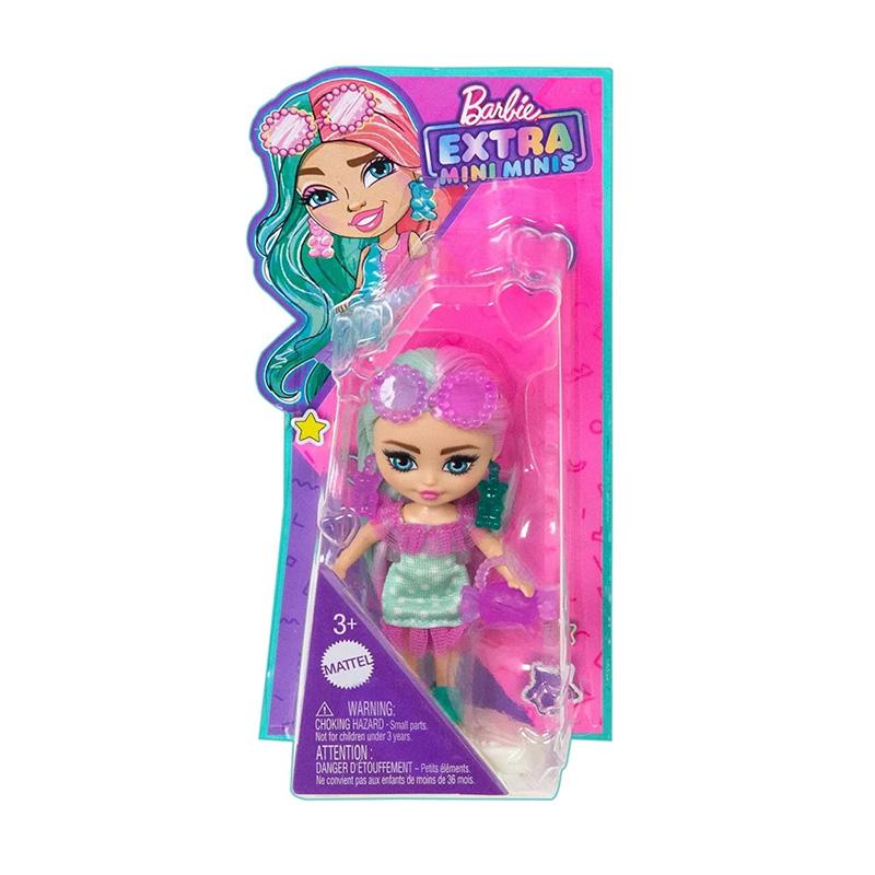 Đồ Chơi BARBIE Búp Bê Barbie Mini Mini Extra - Turquoise / Pink Candy HPH21/HLN44