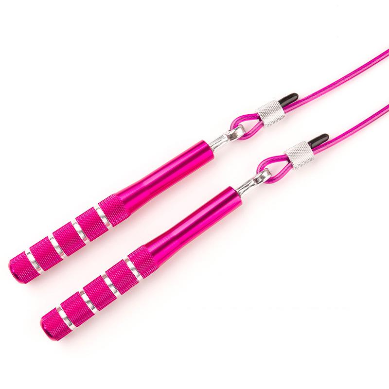 Tập Thể Hình Dây Nhảy Tay Cầm Hợp Kim Nhôm Dây Thép Dây Nhảy Nam Nữ Trẻ Em Tập Gym Tại Nhà Tập Thể Dục