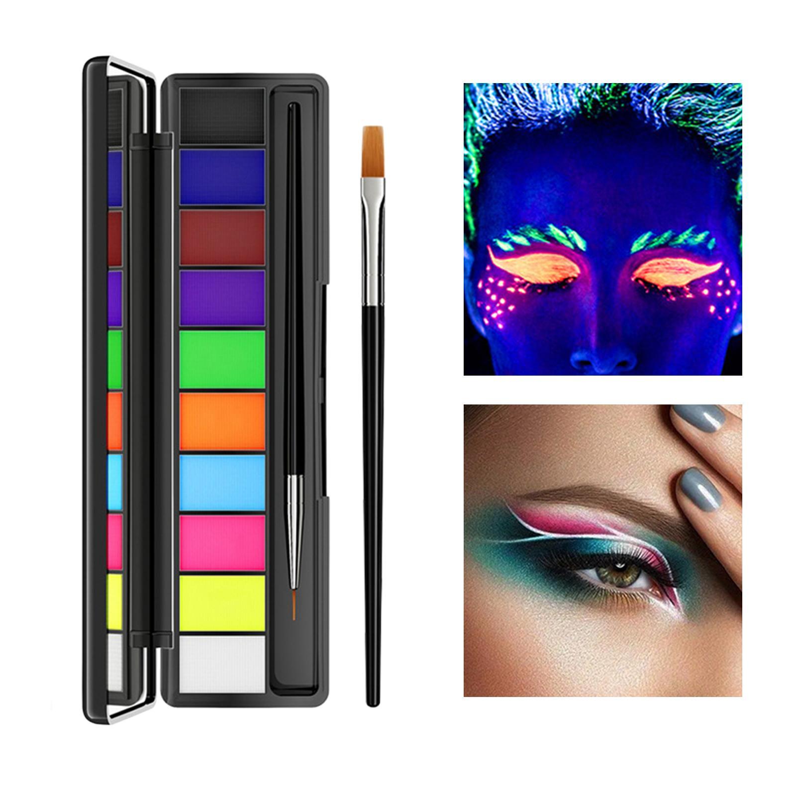 Face Painting Palette Water based Paints Face Body Painting Set for Theater Cosplay Costume