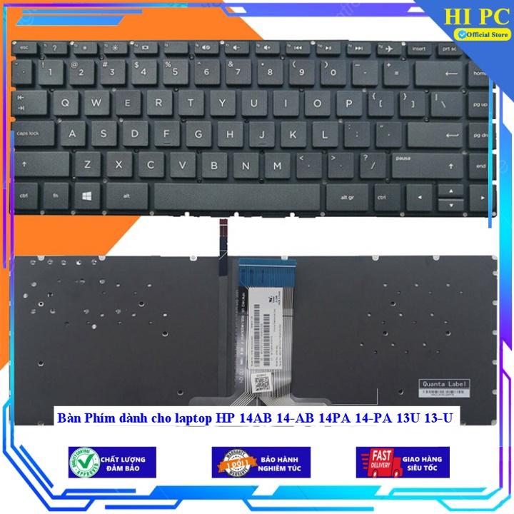 Bàn Phím dành cho laptop HP 14AB 14-AB 14PA 14-PA 13U 13-U - Hàng Nhập Khẩu