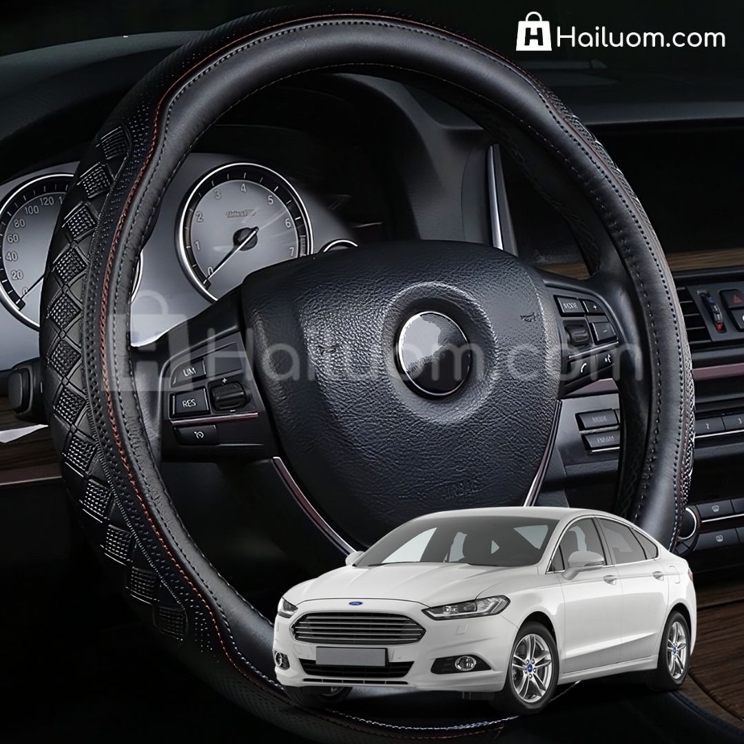Bọc Vô Lăng ô tô cho FORD MONDEO Da Thật Cao Cấp 4 Mùa