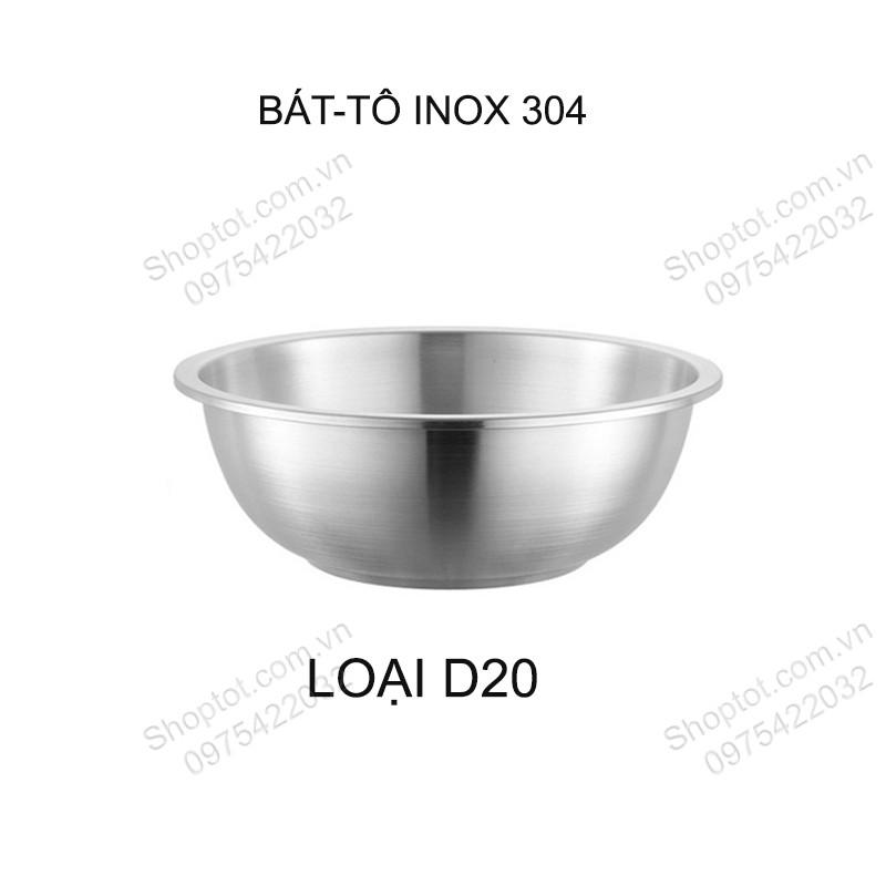 BÁT-TÔ BẰNG INOX 304 TRỘN BỘT LÀM BÁNH, ĐỂ ĐỒ ĂN ĐA NĂNG