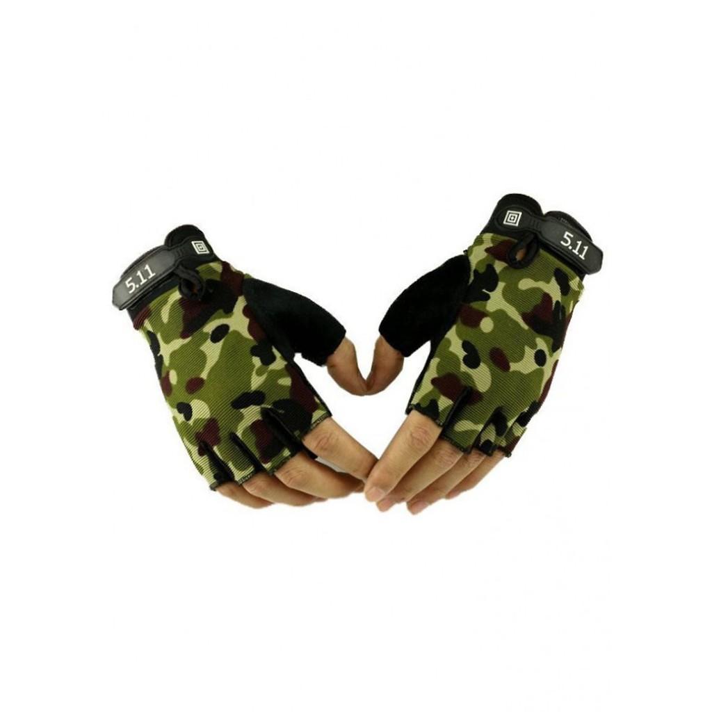Găng Tay Phượt, Tập Gym, Thể Thao Đa Năng GTN05 - Đen