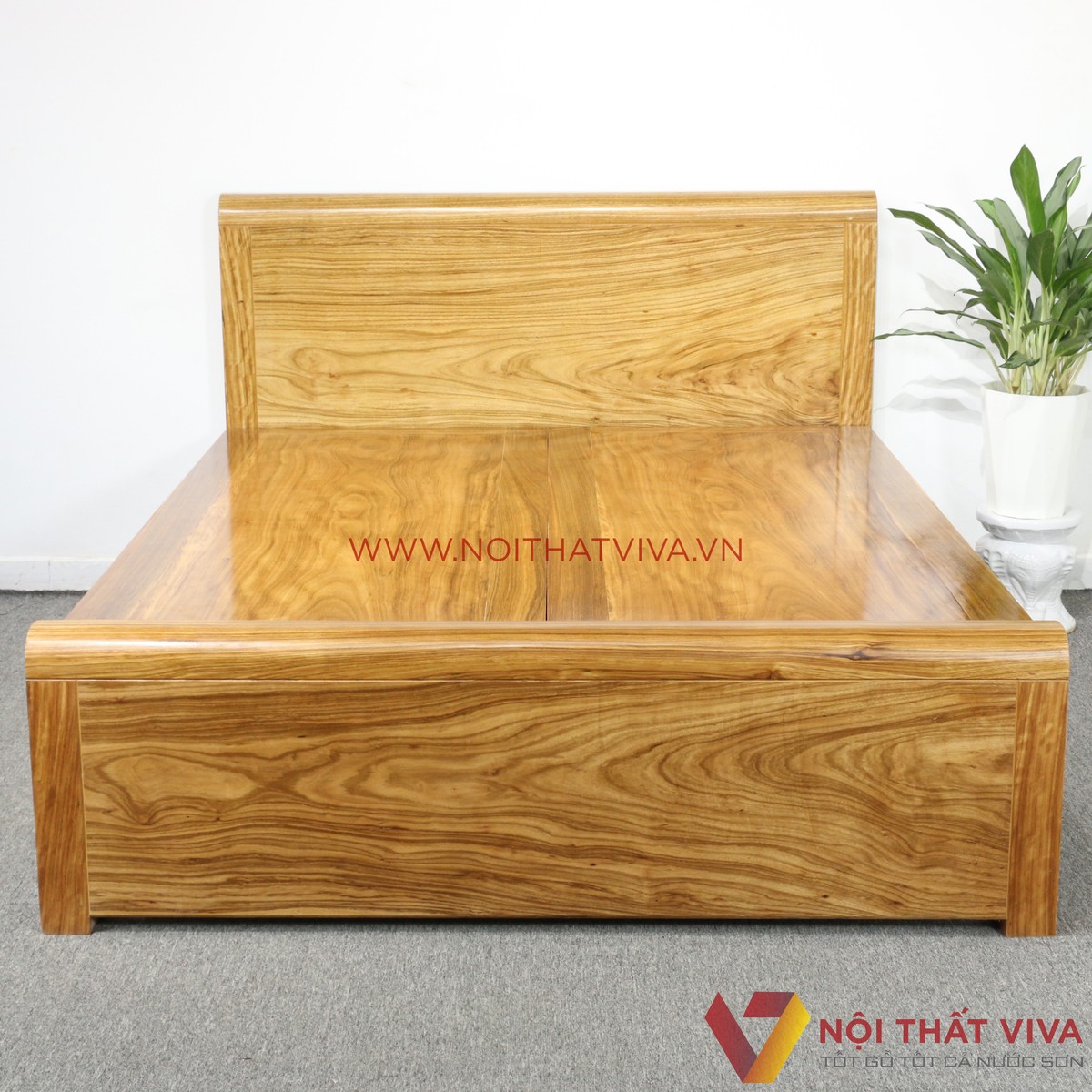 Giường Ngủ Gỗ Hương Xám 1M6X2M Đẹp Giá Rẻ