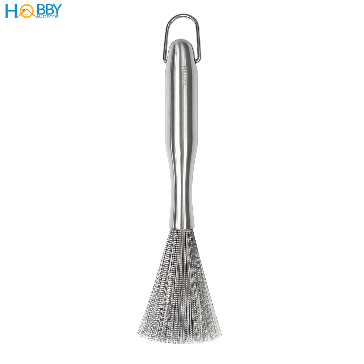 Chổi cọ rửa xoang nồi tay cầm tiện dụng inox 304 Hobby home decor CVS1