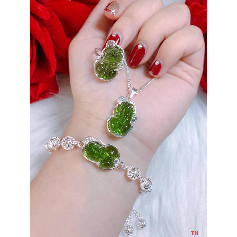 BỘ TRANG SỨC NGHÊ BẠC TA