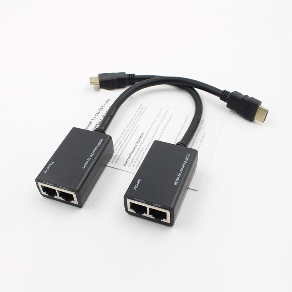 Over RJ45 LAN Ethernet Extender Adapter Cable Cord