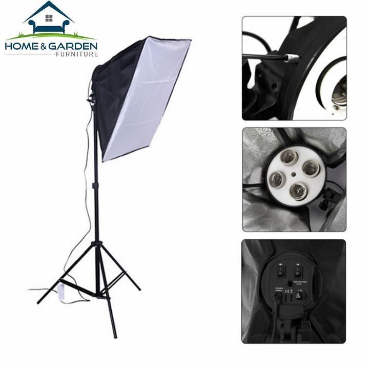 Bộ đèn chụp sản phẩm lấy sáng Home&Garden 4 Bóng 540W 50x70cm