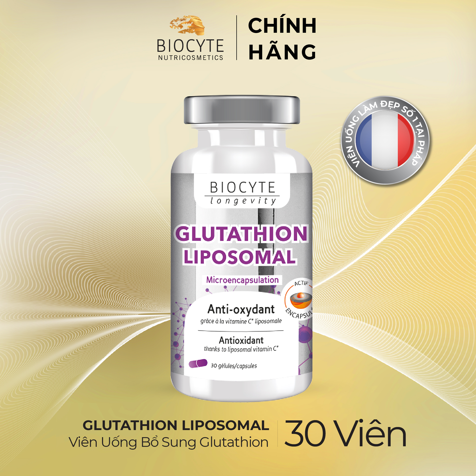 B19 Viên Uống Bổ Sung Glutathion – Glutathion Liposomal