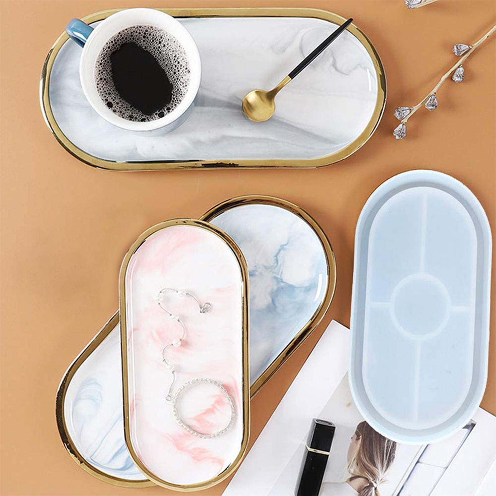 Silicone Coaster Tray Molds Epoxy Resins Rolling Tray Mould