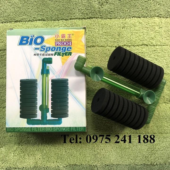 Lọc bế cá PK004, lọc sủi vi sinh cao cấp giúp giảm tiếng ồn máy sủi, phù hợp cho bể nhỏ hơn 200 lít