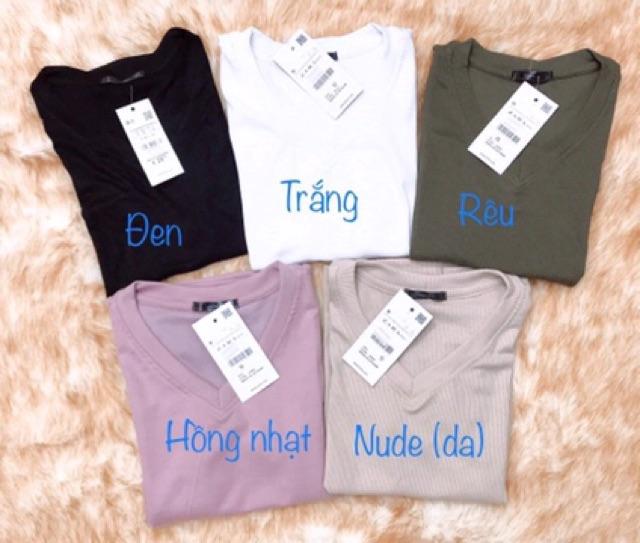 Áo phông cộc tay cổ tim sale cực sốc