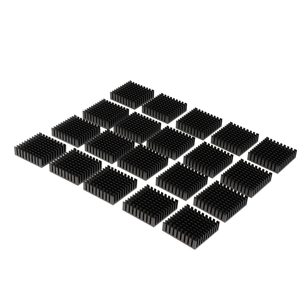20 Pieces of Aluminum Heatsink Cooling Fin Radiator 35*10*35mm for IC Led Chip 5W-10W