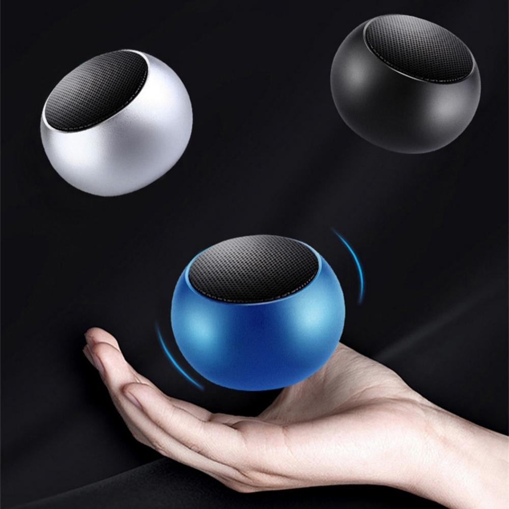 Loa Bluetooth mini Thể thao ngoài trời Bỏ túi Loa không dây Kết nối TWS Vỏ thép nhỏ Vỏ kim loại Loa nghe nhạc âm thanh nổi Màu sắc: Vàng