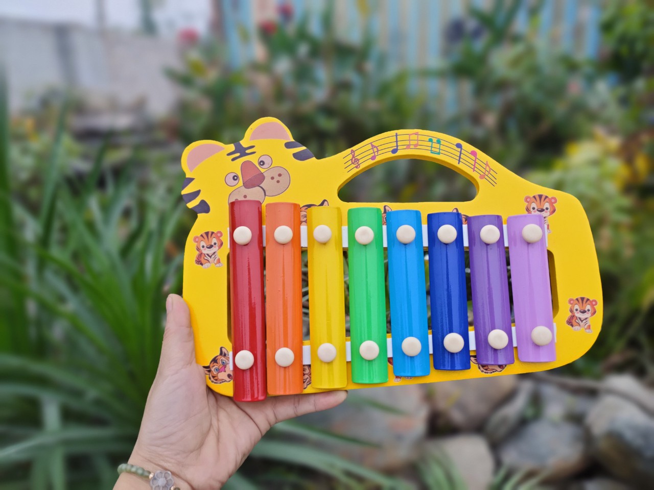 ĐỒ CHƠI - ĐÀN XYLOPHONE 8 THANH- ĐỒ CHƠI NHẠC CỤ- Giúp bé cảm nhận âm thanh nhạc cụ, phát triển đam mê