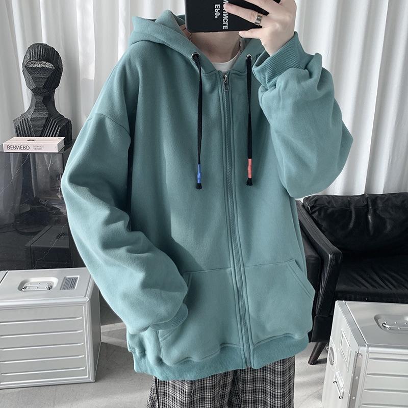 Áo hoodies zip Hoodie Nam Size lớn Form Thoải mái Hoodie có khóa Áo dài tay Có mũ trùm đầu