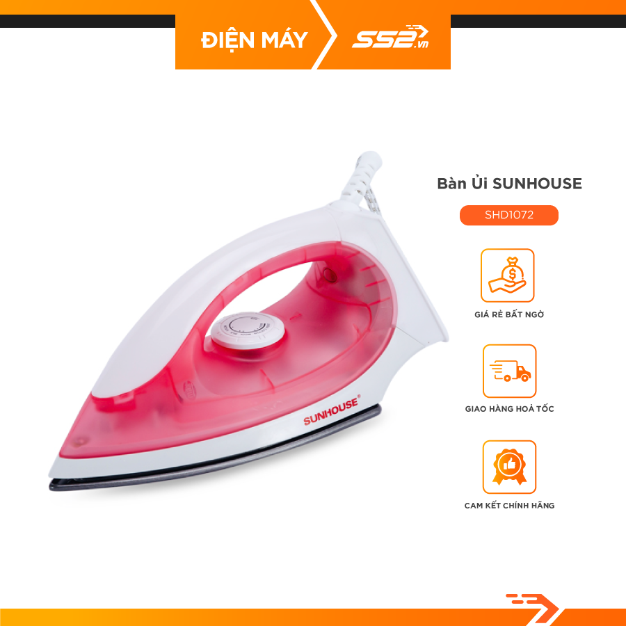 Bàn ủi khô Sunhouse SHD1072  - Hàng Chính Hãng